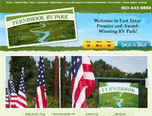 Tablet Screenshot of fernbrookpark.com
